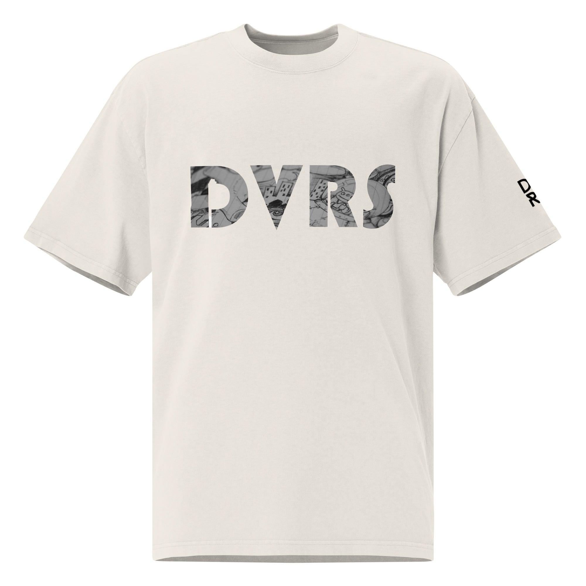 Alien Oversized faded t shirt DVRS